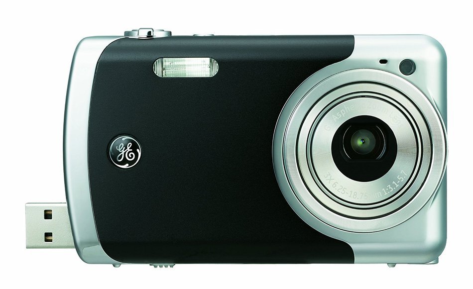 GE CRE00-BK Create by Jason Wu 12MP Digital Camera with 3x Optical Zoom and 2.7-Inch LCD (Black Metal) N4