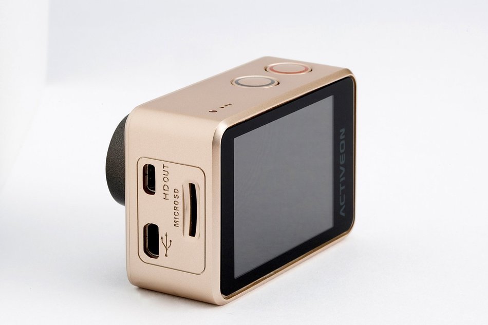 ACTIVEON CX Gold Action Camera (Black Gold) N2