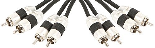 Stinger SI8417 17-Foot 4-Channel Audiophile Grade Interconnect RCA Cable Wire