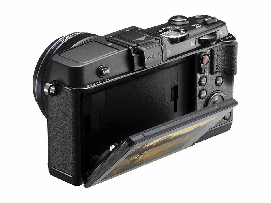 Olympus E-P5 17mm f1.8 and VF-4 16.1 MP Compact System Camera with 3-Inch LCD (Black) - International Version... N9