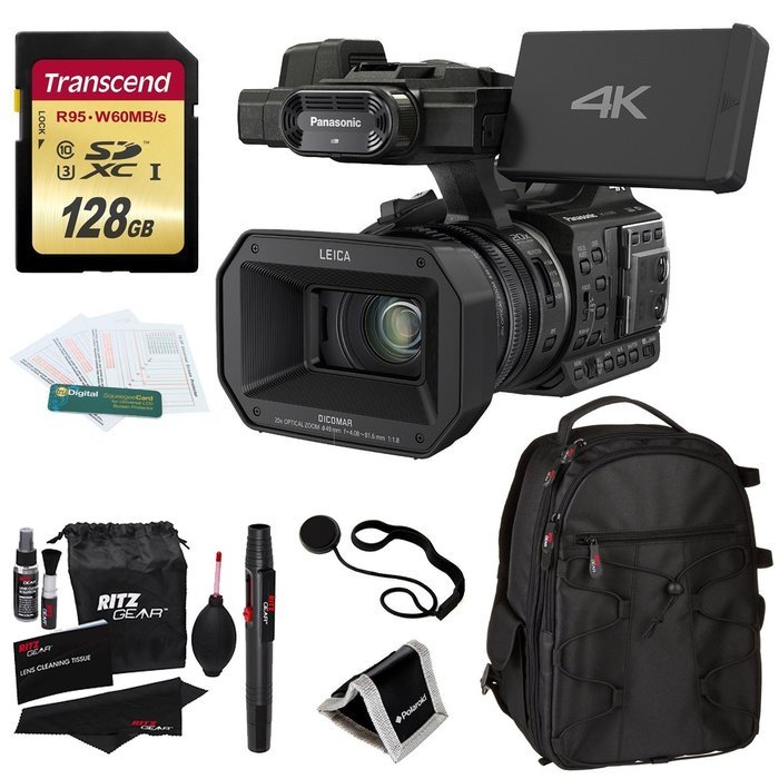 Panasonic HC-X1000 4K-60p/50p Camcorder with High-Powered 20x Optical Zoom and Professional Functions (Black)... N15