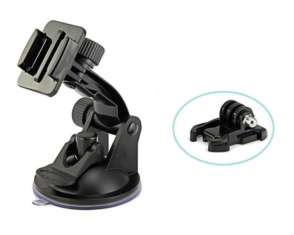 VVHOOY Suction Cup Mount + Tripod Mount for Gopro Hero/Xiaomi/Xiaoyi/SJCAM /GEEKPRO Camera Accessories etc (Style 2) N11