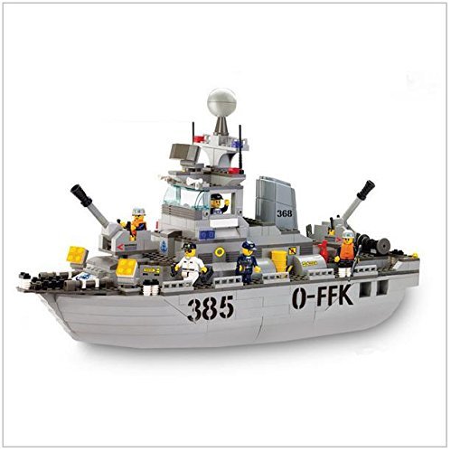 Sluban Building and Construction Blocks Sluban Building & Construction Blocks M38-B0125 Destroyer Building Block... N2