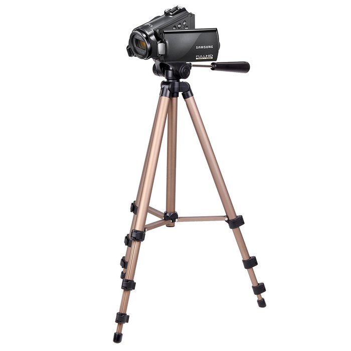 Portable Aluminium DURAGADGET Professional Quality Portable Anti Shake Adjustable Tripod with Non-Slip Rubber...