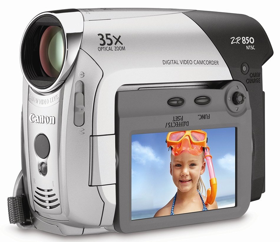 Canon ZR850 1MP MiniDV Camcorder with 35x Optical Zoom (Discontinued by Manufacturer) N5