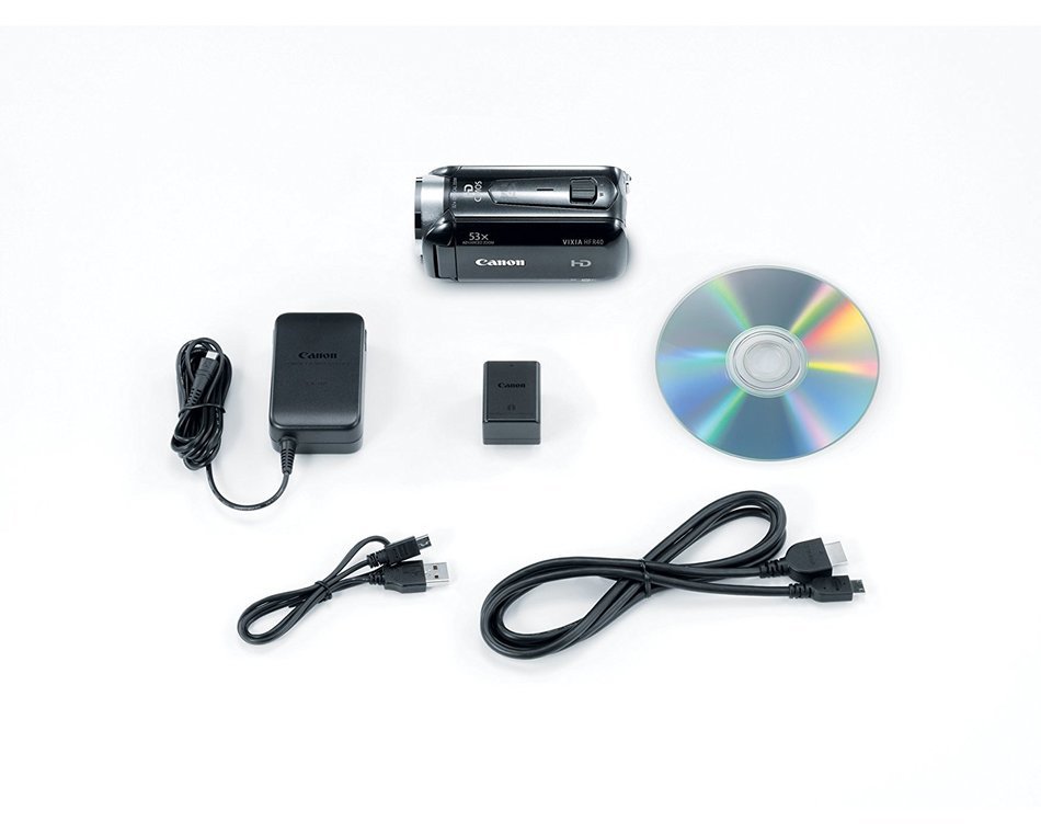 Canon VIXIA HF R40 HD 53x Image Stabilized Optical Zoom Camcorder 8 GB Internal Drive SDXC Card Slot and 3.0 Touch... N2