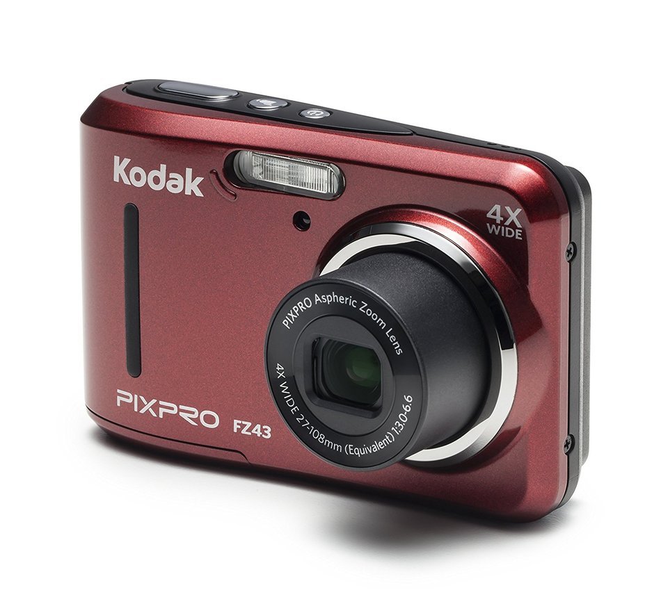 Kodak PIXPRO Friendly Zoom FZ41 16 MP Digital Camera with 4X Optical Zoom and 2.7" LCD Screen (Silver) N15