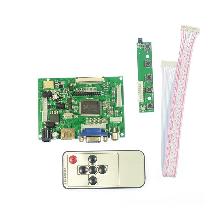 AIHOME 7 Inches Raspberry Pi LCD Display Screen TFT Monitor AT070TN92 with HDMI VGA Input...