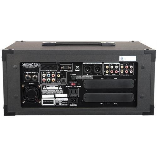 VOCOPRO CHAMPION-REC BASIC HEAD 200W 4-Channel Multi-format portable PA with digital recorder
