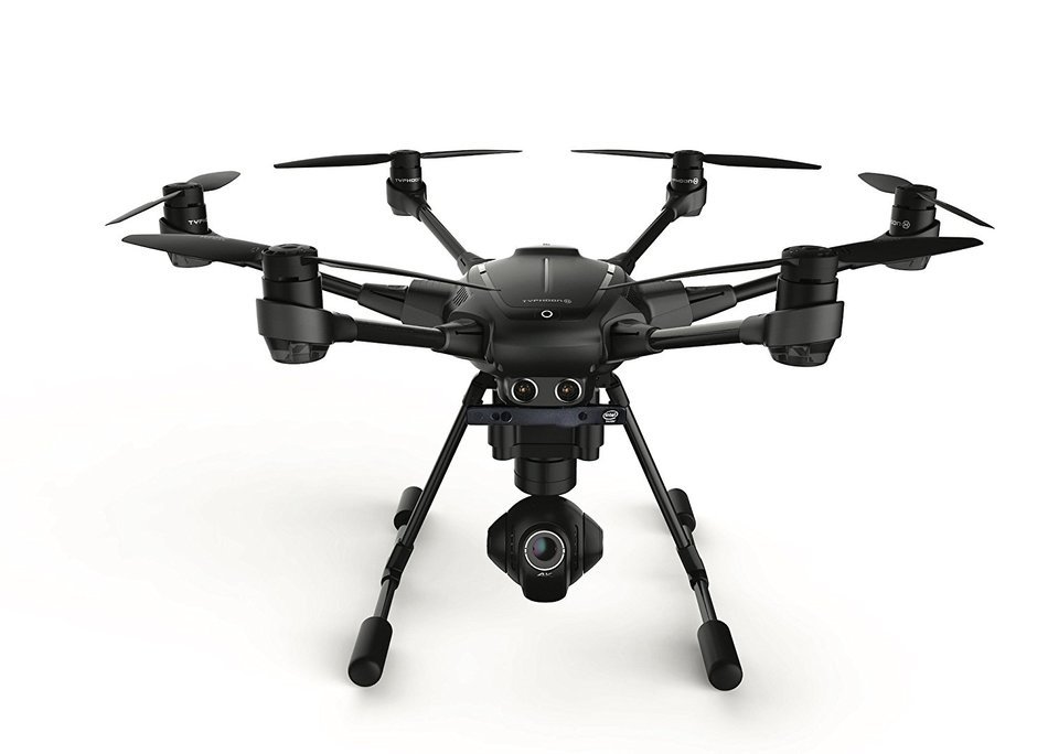 Yuneec Typhoon H PRO Hexacopter with Intel RealSense Collision Avoidance Drone with CGO3+ 4K Camera, ST16, 2 Batteries... N7