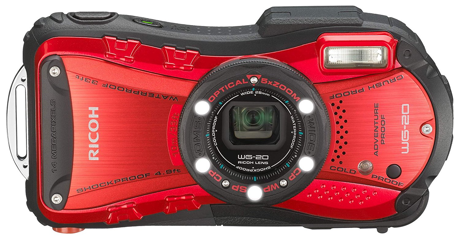 Ricoh WG-20 14MP Waterproof Shockproof Coldproof Crushproof 5x Opt Zoom ...