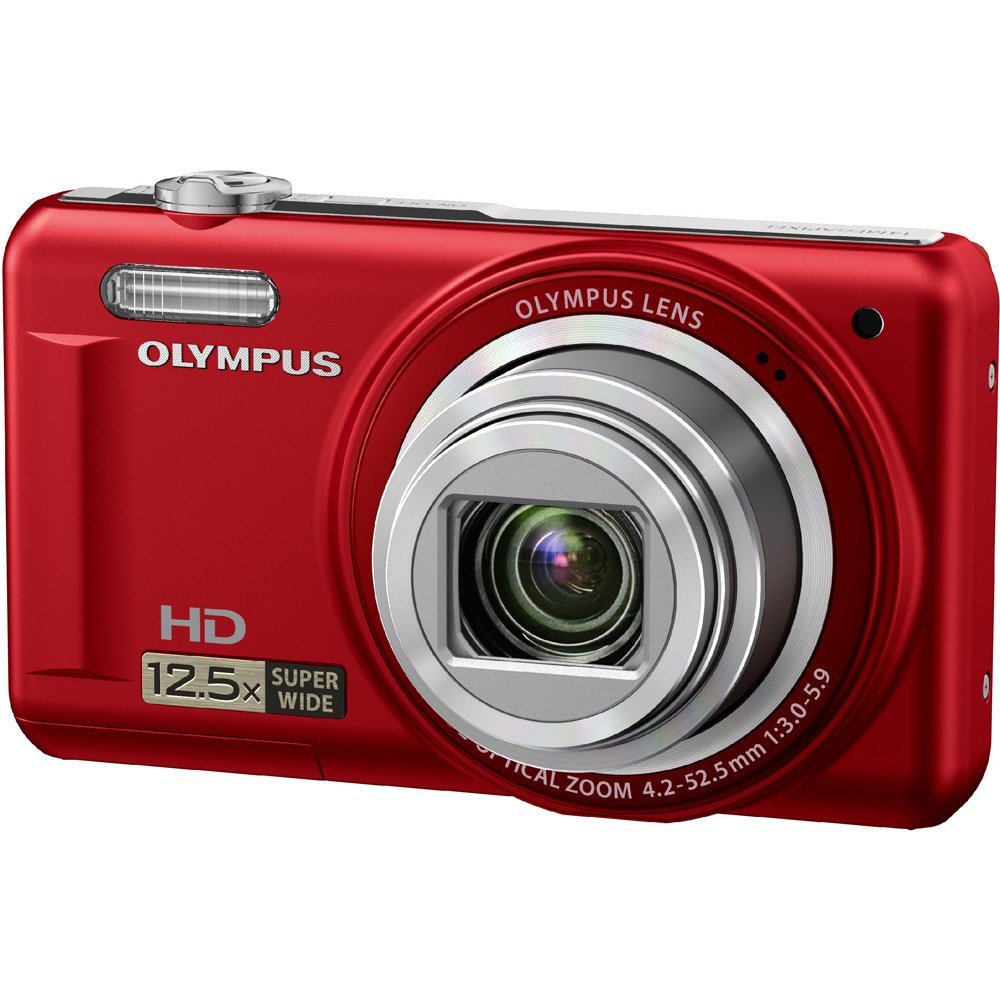 Olympus VR-320 14 MP Digital Camera with 12.5x Optical Zoom and 3