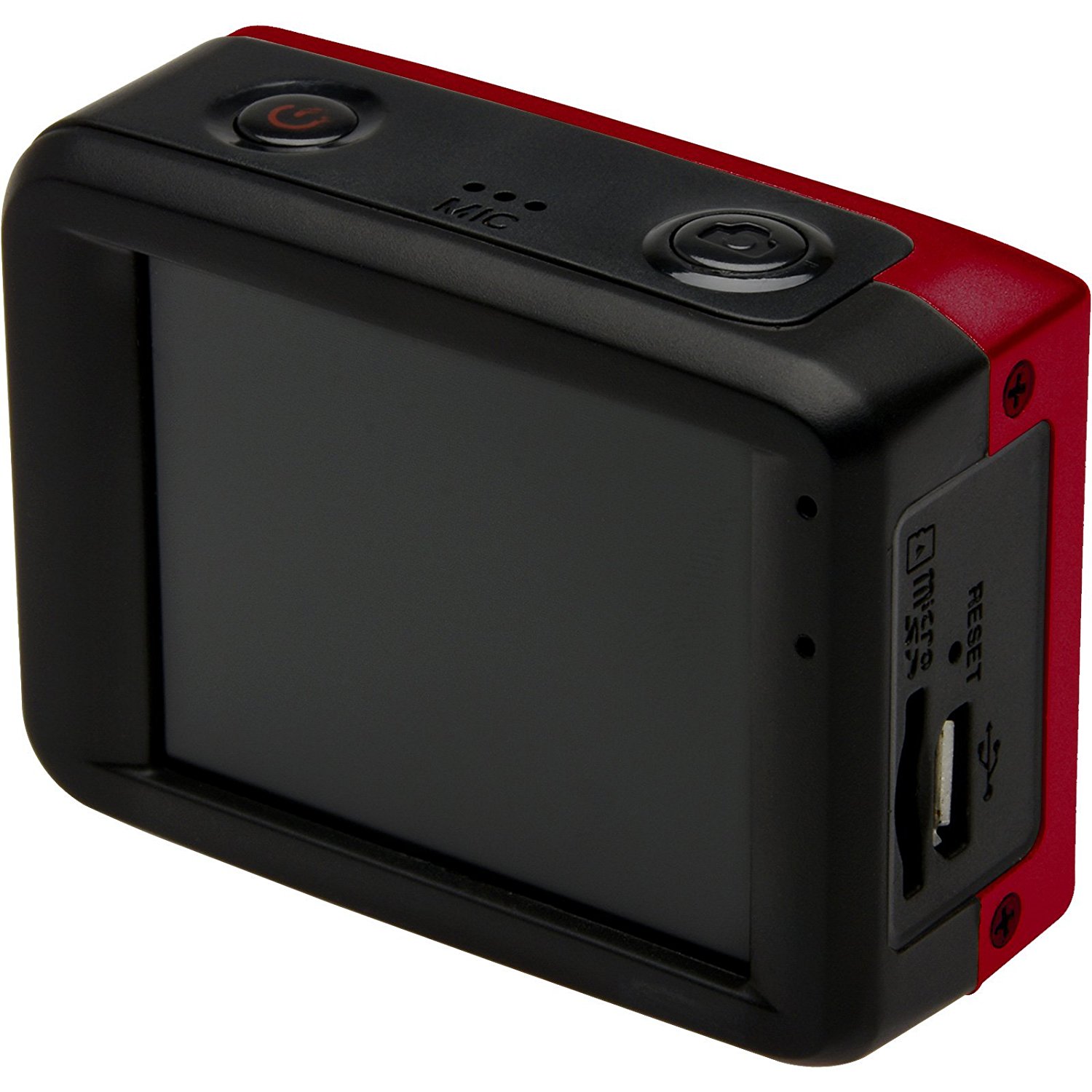 Vivitar DVR786HD 1080p HD Waterproof Action Video Camera Camcorder (Red ...