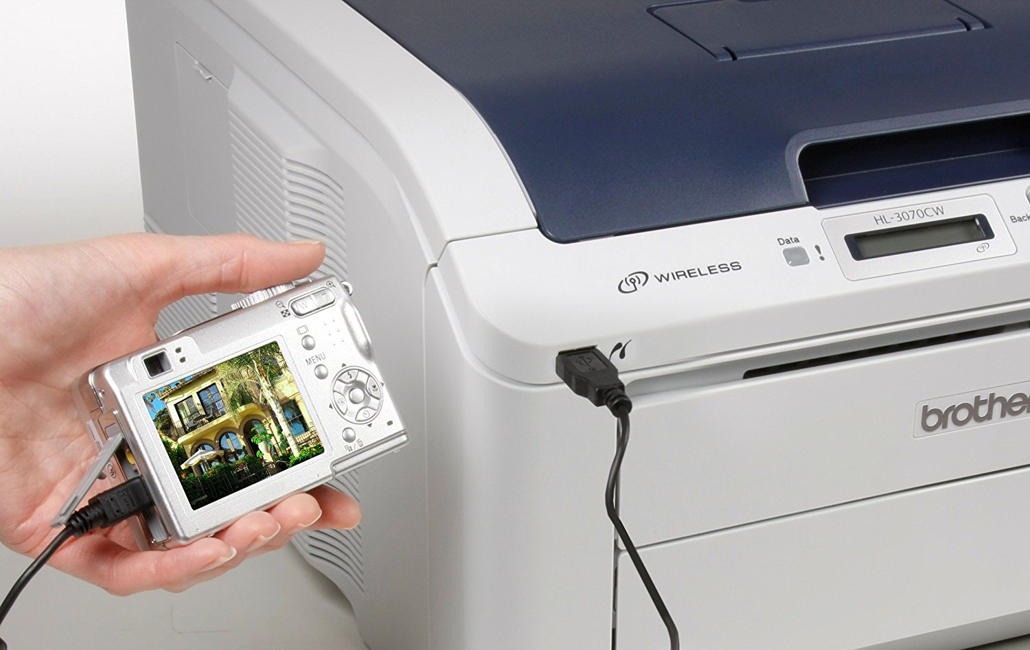 Brother HL3070CW Compact Digital Color Printer with Wireless