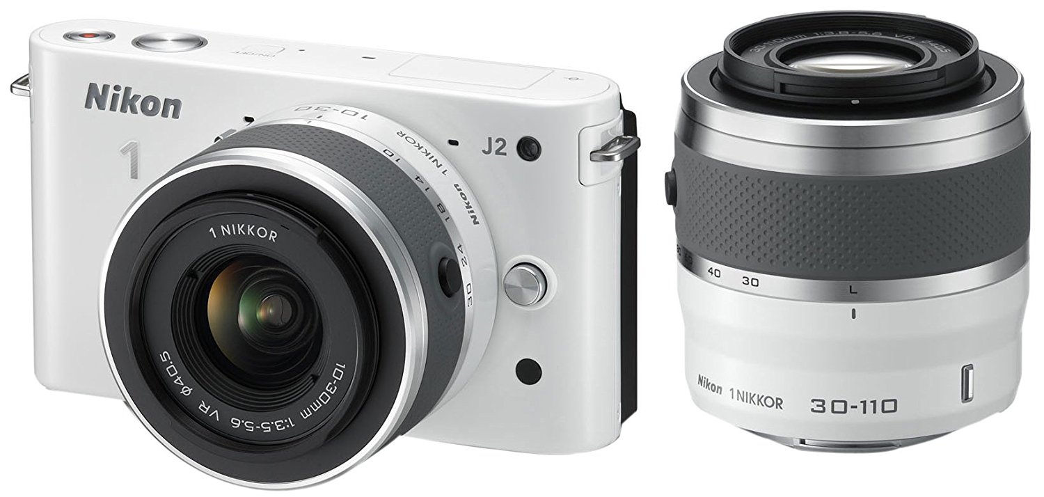Nikon J2 10.1 MP HD Digital Camera with 1030mm and 30110mm VR Lenses