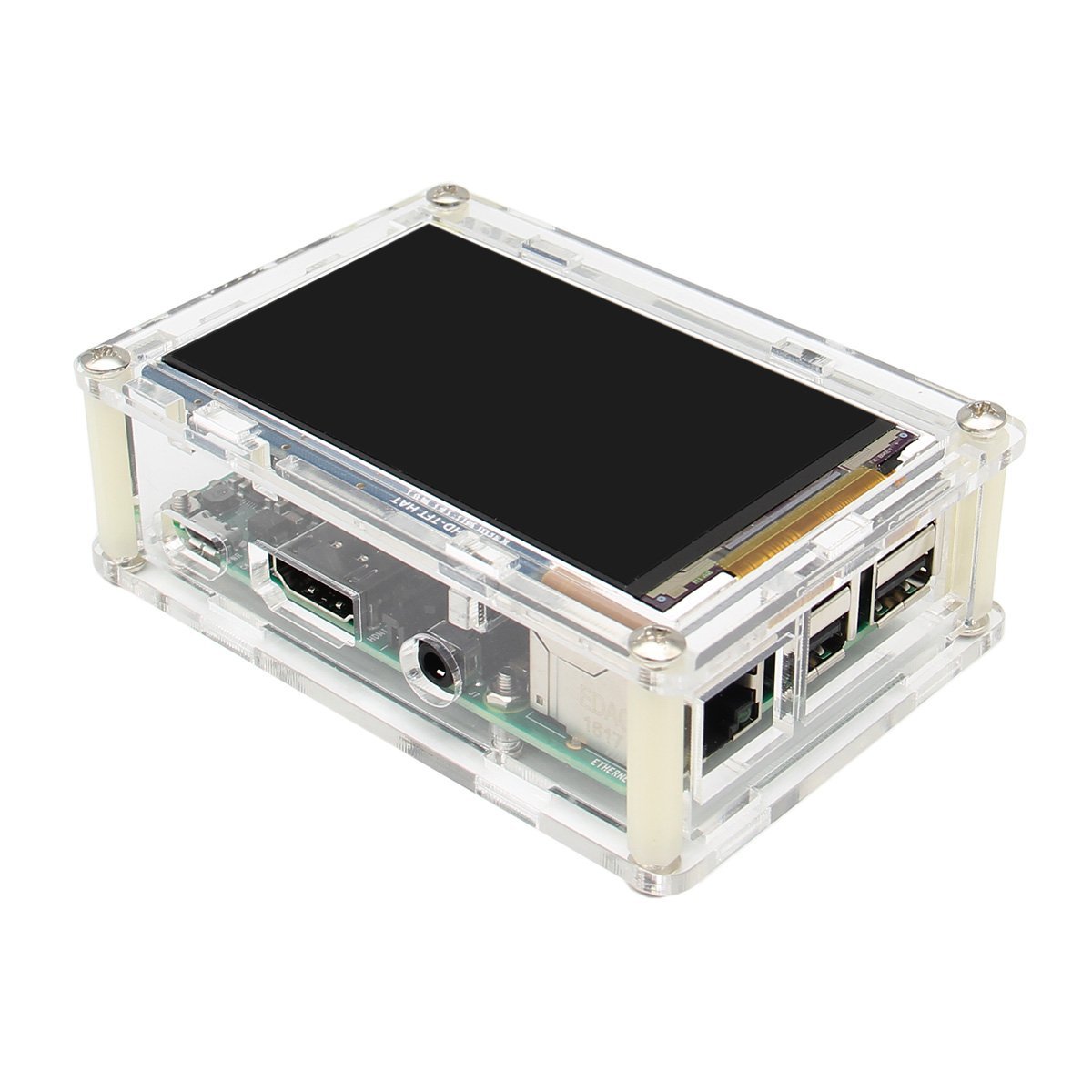 60+ Fps 800x480 High Resolution iUniker 3.5 inch HD Raspberry Pi Screen ...