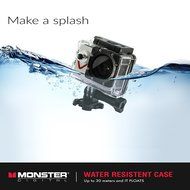 Monster Vision 360 Camera 1080p 60 fps Action Camera, 16GB MicroSD included, Ultra Wide Angle, WiFi Enabled [CAMVI... N38