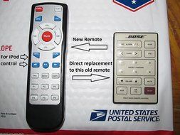 BRAND NEW Remote Control for Bose Wave Radio Awr1-1w Awr11w with Ipod Control N2