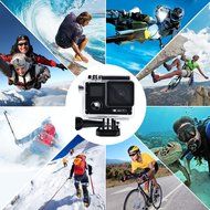 4K Camera, POTO F88 Waterproof Sports DV 2.0&#039;&#039; LCD Video Cam Support Shooting Stars, Mini Car DVR Camera N3