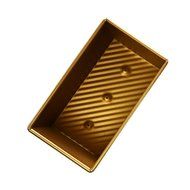 MyLifeUNIT Nonstick Loaf Pan, Aluminized Steel Bread Toast Mold with Cover, Gold N4