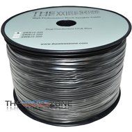 The Wires Zone SWB16-500 True 16 Gauge 500' PVC Super Flex Speaker Wire for Home/Car Audio, Black