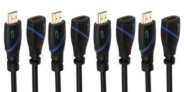 High Speed HDMI Cable With Ethernet - 3 Feet, CL3 Certified - Supports 3D and Audio Return Channel, 10-Pack N19