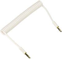 Monoprice 109564 Coiled 3-Feet 3.5mm Male to 3.5mm Male Stereo Audio Cable, Black N2