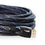 Yellowknife Braided High Speed HDMI Cable V1.4 AV HD 3D for HDTV 30FT 1080P (Latest Version Supports Ethernet,... N2