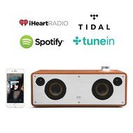 GGMM M3 Retro Wi-Fi/Bluetooth Stereo Wireless Leather Speaker | Featuring 40W Output, Multi-Room Play, Airplay... N20