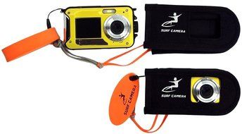 Surf Camera Floatable Action Sports Wearable Camera Yellow N5