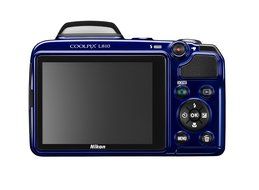 Nikon COOLPIX L810 16.1 MP Digital Camera with 26x Zoom NIKKOR ED Glass Lens and 3-inch LCD (Blue) N13