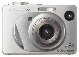 Sony Cybershot DSCW1 5MP Digital Camera with 3x Optical Zoom N6