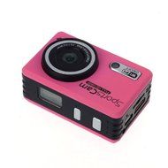 Action Camera, TONSEE F39 HD 1080P WIFI Sports Helmet Camera 5.0MP Waterproof Camcorder - Hot Pink N2