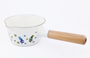 Finex Kitchen Premium Porcelain Enameled Steel Collection (Floral Design Series) Rectangular Loaf Pan - Retro... N12