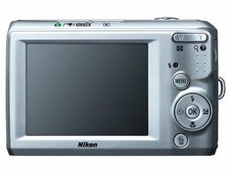 Nikon Coolpix L19 8MP Digital Camera with 3.6 Optical Zoom and 2.7 inch LCD (Silver)