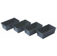 Chicago Metallic Non Stick Mini Bread Loaf Pan, Set of 4, 5.75" X 3.25"