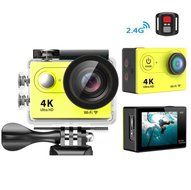 Sport Camera, TONSEE H9R Ultra HD 4K WiFi 2.0 Inch Sport Camera Video Camcorder+Remote Control - Yellow N2