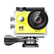 Sport Camera, TONSEE H9R Ultra HD 4K WiFi 2.0 Inch Sport Camera Video Camcorder+Remote Control - Yellow N3