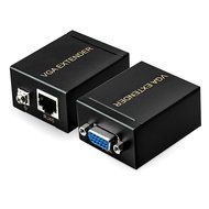Alloet New RJ45 To VGA Signal Extender 60M Transmitter Receiver Adapter N5