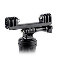 Lightwish Dual Heads Self-portrait Hand Strip Holder Stabilizer Handheld Monopod For GoPro Hero4 Silver Black... N5