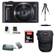 Canon Powershot SX610 HS Digital Camera (Red) with 16GB Accessory Bundle N7
