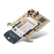 Belkin Pre N Pci Wireless Adapter With Pcmcia Adapter