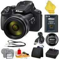 Nikon COOLPIX P900 Digital Camera with 83x Optical Zoom and Built-In Wi-Fi(Black)+ 6pc Starter Set