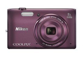 Nikon COOLPIX S5300 16 MP Wi-Fi CMOS Digital Camera with 8x Zoom NIKKOR Lens and 1080p HD Video (Plum) (Discontinued... N4