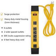 Bestten Wall Outlet Surge Protector with Dual USB Charging Ports (3.1A) and 4 Outlets, Top Cell Phone Dock, Portable... N14
