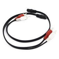 3.5MM Stereo Female Mini Jack To Dual Male RCA Plug Adapter Audio Y Cable by NORTHERN BROTHERS N5