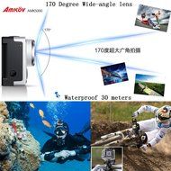 AMKOV AMK7000S 4K Ultra HD 60fps WiFi Waterproof 30M 170 Degree Wide Angle Camera with Remote Controller N8
