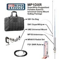 Super Antenna MP1DXR HF Portable SuperWhip All Band MP1 Antenna with Clamp Mount and Go Bag ham radio amateur N6