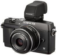 Olympus E-P5 17mm f1.8 and VF-4 16.1 MP Compact System Camera with 3-Inch LCD (Black) - International Version... N11