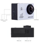 DBPOWER EX5000 14MP 1080P FHD Waterproof WIFI Action Camera Bundle with Accessories (17 Items) (White) N8